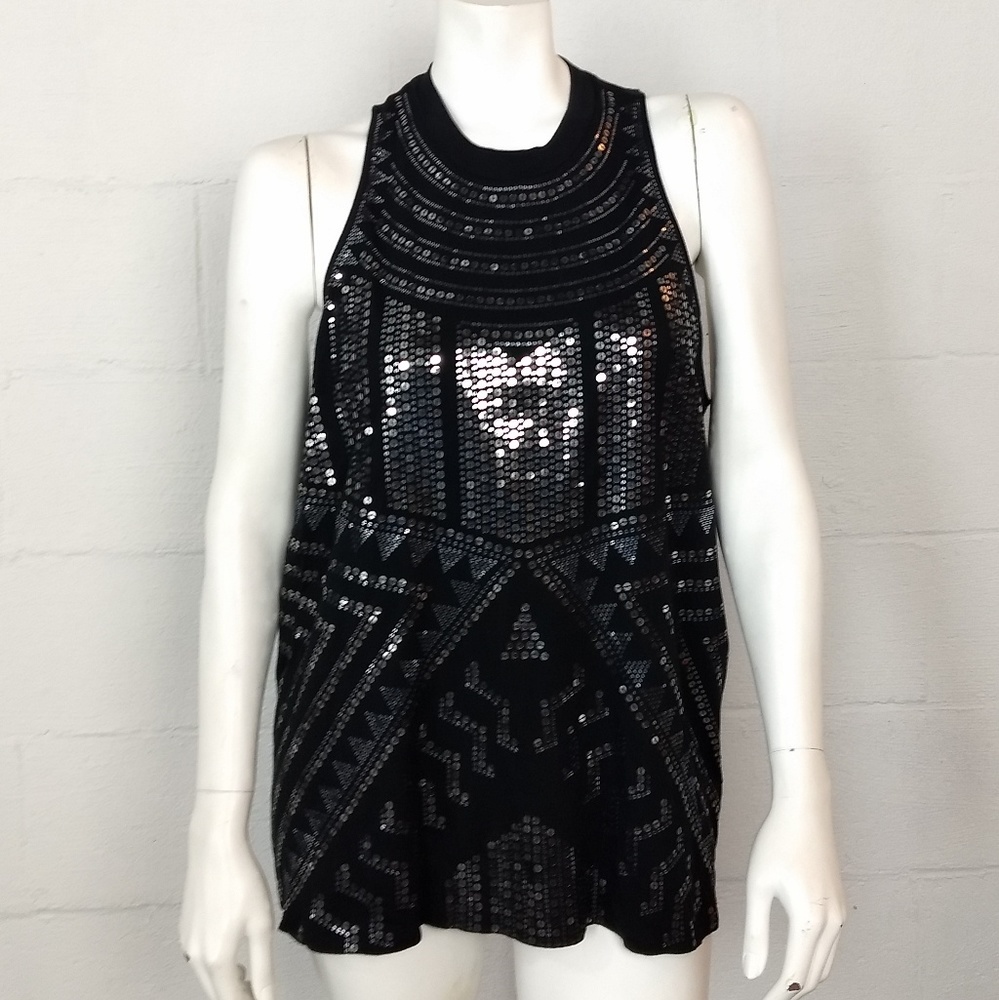 Express Sequin Tank Top